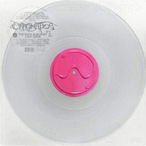 Chromatica   Exclusive Limited Edition Clear Colored Vinyl LP With Signed Art Print