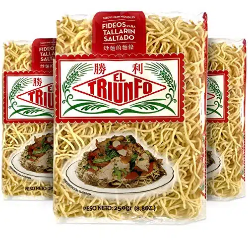 El Triunfo Fideos Chino para Tallarin Saltado Peruano oz  Peruvian Chow Mein Noodles Pack