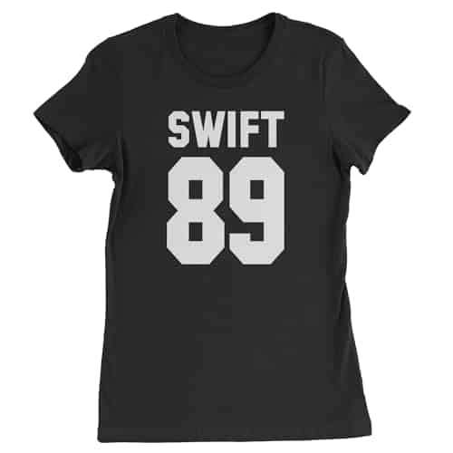 Expression Tees Womens Swift T Shirt Large Black