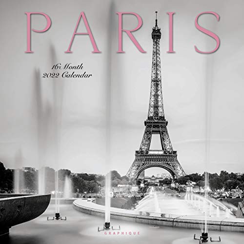 Graphique Paris Wall Calendar  â x â  Thick Paper  Home & Office Organizer  Large Monthly Grid  Languages & Marked Holidays  onth Preview Page for