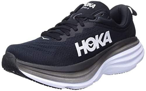 HOKA ONE ONE Hoka Bondi Running Shoe Womens Running BM US Blackwhite,