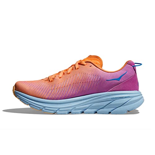 HOKA ONE ONE Women's Rincon Shoes (Mock OrangeCyclamen, us_Footwear_Size_System, Adult, Women, Numeric, Medium, Numeric__Point_)