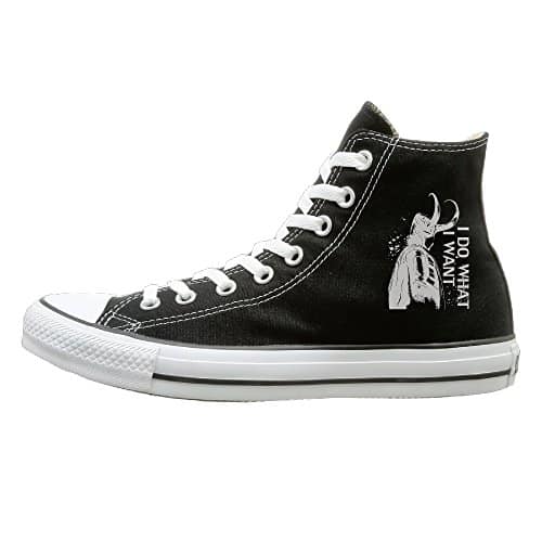 JHGG Loki Tom Hiddleston High Top Sneakers Canvas Shoes Slip On Sneaker Hot Dance Unisex Style Black