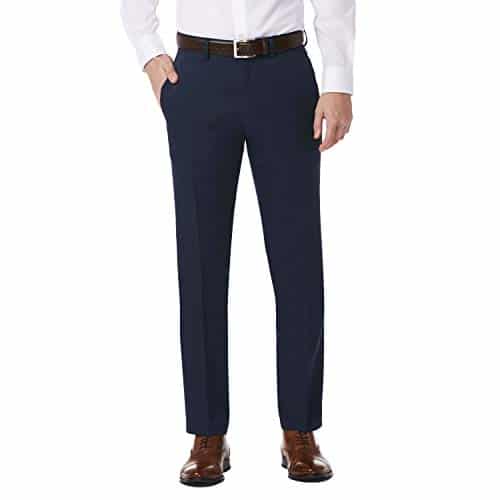Kenneth Cole REACTION mens Urban Heather Slim Fit Flat Front dress pants, Blue,  x L US