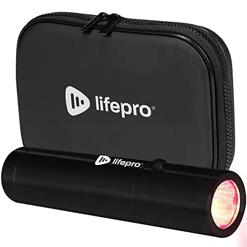 LifePro Portable Infrared & Red Light Therapy for Body & Face   Powerful Torch in a Pocket Size   Red Light Therapy Device, Use wavelengths   Near Infrared Light Therapy for Body