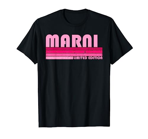 MARNI Name Personalized Retro Vintage s s Birthday T Shirt