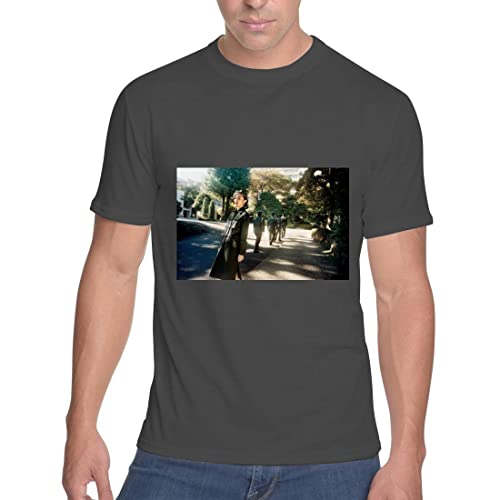 Middle of the Road Rila Fukushima   Men's Soft & Comfortable T Shirt PDI #PIDP, Black, Small