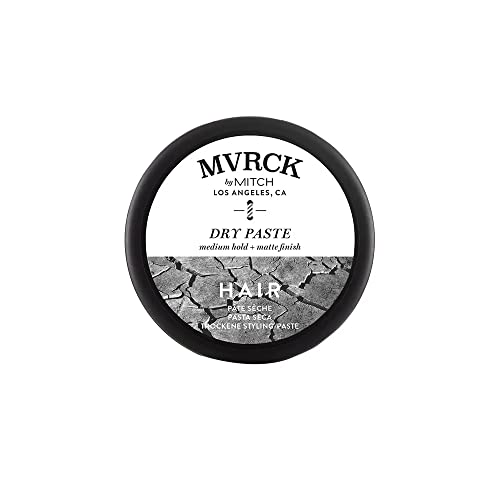 Paul Mitchell MVRCK by MITCH Dry Paste for Men, Medium Hold, Matte Finish, For All Hair Types, oz.