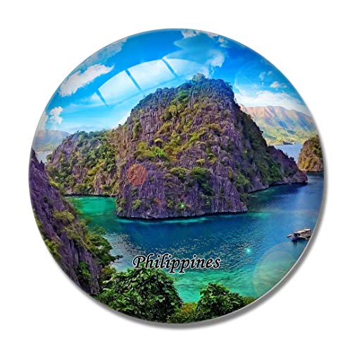 Philippines Magnet Philippines Hidden Beach El Nido Palawan D Fridge Magnet Crafts Souvenir Crystal Refrigerator Magnets Collection Travel Gift