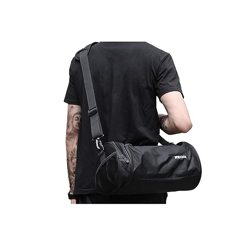 Small Sports Gym Bag Workout Lightweight Duffel Bags for Men and Women Black X Small