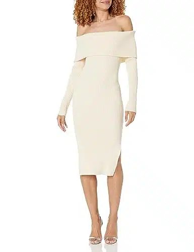 Steve Madden Apparel Women's Francesca Dress, Whitecap