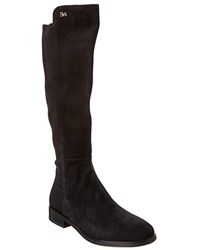 Stuart Weitzman Keelan Suede Tall Boot, , Black