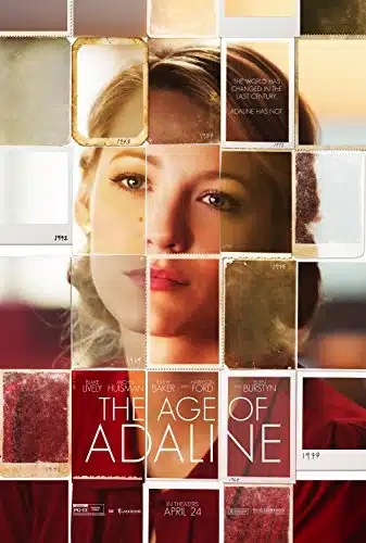 THE AGE OF ADALINE Original Movie Poster x  DS   ADVANCE   HARRISON FORD   BLAKE LIVELY