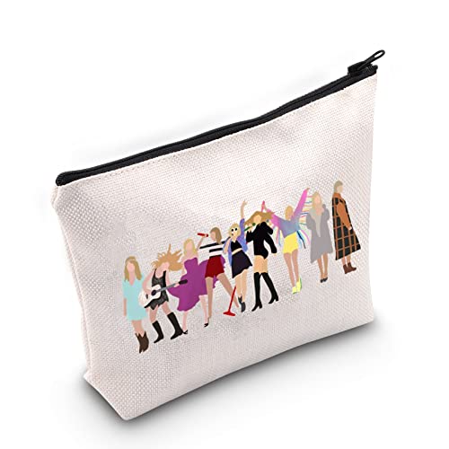 TOBGBE Album Inspired Gift Let Us enjoy Sing Song Makeup Bag Singer's Merchandise Music Lover Gift (Sing Happier Bag)