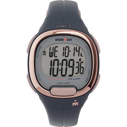 Timex Women's T Ironman Transit mm BlueRose Gold Tone Resin Strap Watch