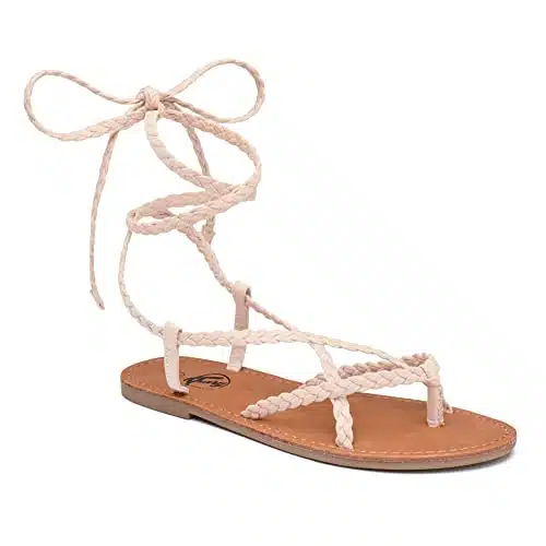 Trary Nude Sandals, Pink Sandals Women, Sandals for Women Dressy Summer, Gladiator Sandals, Sandals for Girls, Summer Sandals for Women , Walking Sandals Women, Beach Sandals for Women