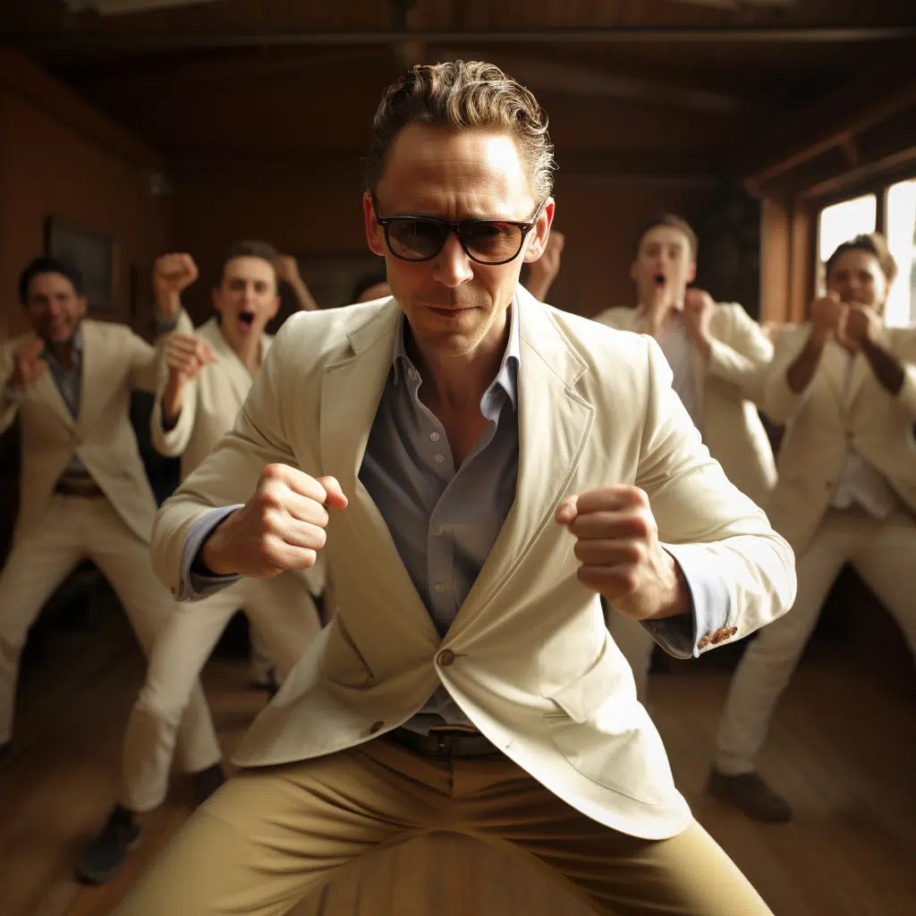tom hiddleston dancing