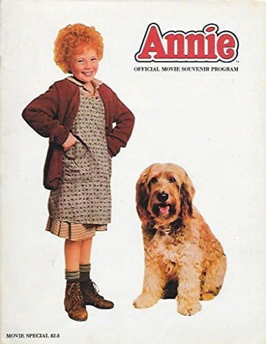 Annie original movie program   NOT A DVD