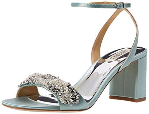 Badgley Mischka Women's Clara Heeled Sandal, Blue Radiance,