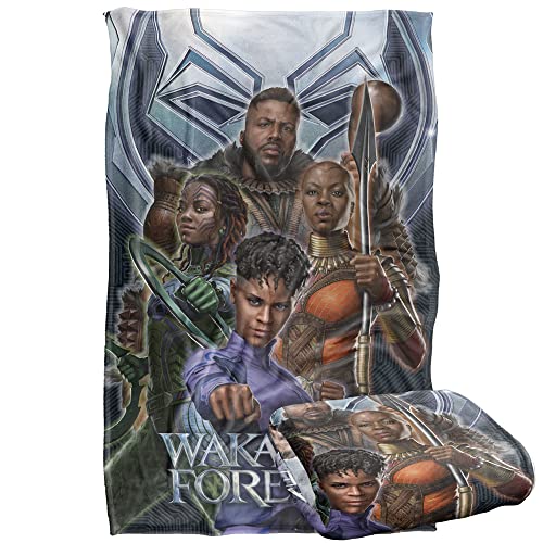 Black Panther Wakanda Forever Blanket, xCast Silky Touch Super Soft Throw Blanket