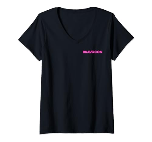 BravoCon Heart Logo V Neck T Shirt