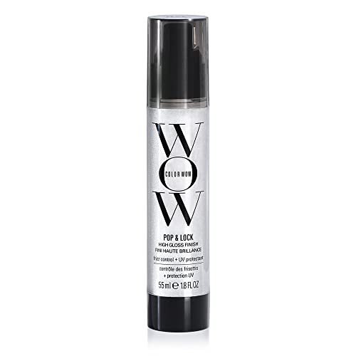 COLOR WOW Pop + Lock Frizz Control Serum Prevent Color Fade, Seal Split Ends, and Add Gloss   Get Silky, Shiny Hair!