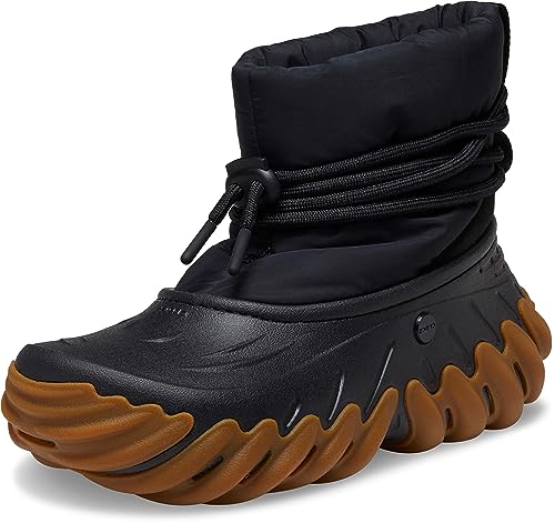 Crocs Unisex Echo Ankle Boot, BlackGum,  Men