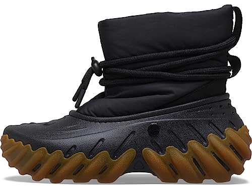 Crocs Unisex Echo Boots Snow, BlackGum, Numeric_ Men