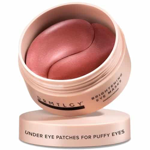 DRMTLGY Brightening Eye Masks   Caffeine Eye Masks for Dark Circles and Puffiness with Hyaluronic Acid   Under Eye Patches for Puffy Eyes