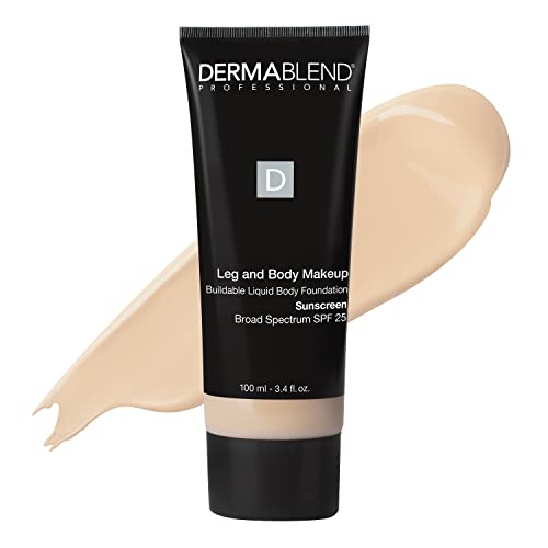 Dermablend Leg and Body Makeup, with SPF . Skin Perfecting Body Foundation for Flawless Legs with a Smooth, Even Tone Finish, Fl. Oz.