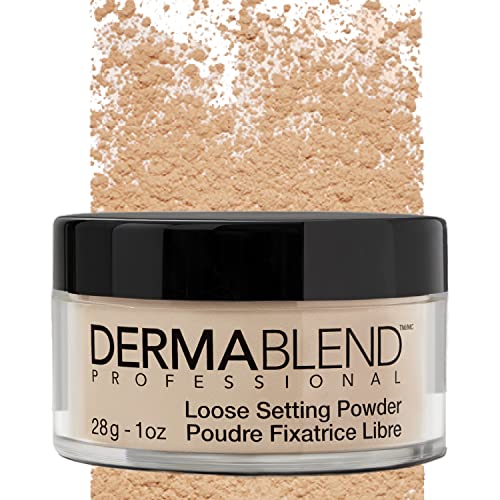 Dermablend Loose Setting Powder, Cool Beige Face Powder & Finishing Powder Makeup for Light, Medium and Tan Skin Tones, Mattifying Finish and Shine Control, oz