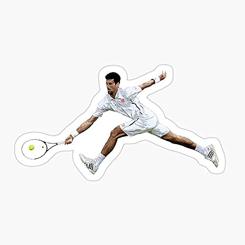 Djokovic Novak Open Us French Player Wimbledon Australian Athlete Tennis Sticker Decal Vinyl   Peel and Stick to Any Smooth Surface