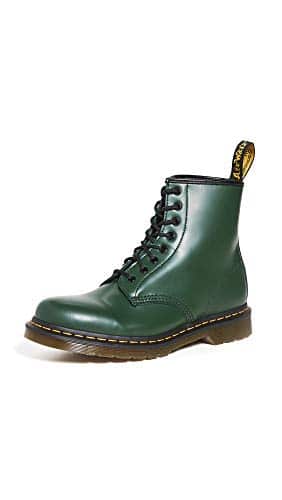 Dr. Martens Unisex Smooth Leather Eye Boot, Green, omenen