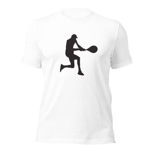 Jannik Sinner Tennis Backhand Black Silhouette Unisex Cotton Short Sleeve Shirt