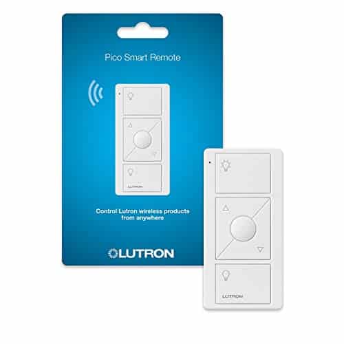 Lutron Pico Smart Remote Control for Caseta Smart Dimmer Switch  PJBRL WH LR  White