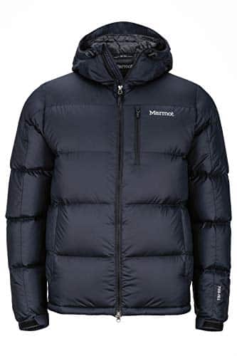 MARMOT Menâs Guides Hoody Jacket  Down Insulated, Water Resistant, Lightweight, Black, Big & Tall X