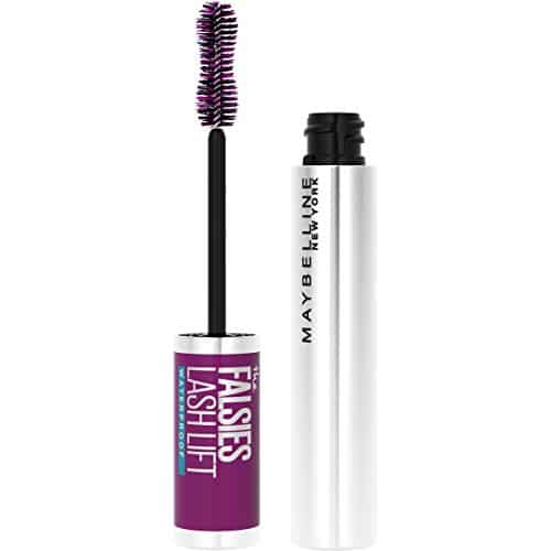 Maybelline The Falsies Lash Lift Waterproof Mascara Volumizing, Lengthening, Lifting, Curling, Multiplying, Eye Makeup, Brownish Black, Count