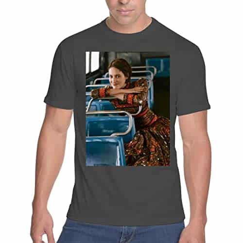 Middle of the Road Phoebe Waller Bridge   Men's Soft & Comfortable T Shirt PDI #PIDP, Black, Small