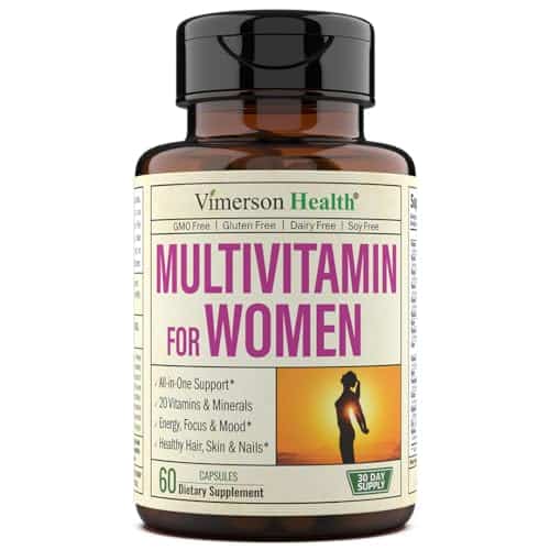 Multivitamin for Women   Womens Multivitamin & Multimineral Supplement for Energy, Focus, Mood, Hair, Skin & Nails   Womens Daily Multivitamins A, C, D, E, B, Zinc, Calcium & More. Women's Vitamins