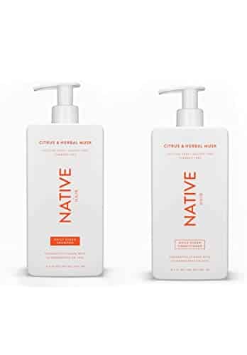 Native Shampoo and Conditioner Set  Sulfate Free, Paraben Free, Dye Free, with Naturally Derived Clean Ingredients oz (Citrus & Herbal Musk, Daily Clean)