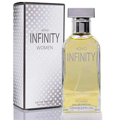 Novo Infinity for Women   Fluid Ounce Eau De Parfum Spray Refreshing Mix of Citrus Floral & Musk Fragrances Smell Fresh All Day Long Lovely Gift Occasions
