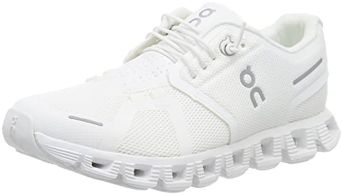 On Women's Cloud Sneakers, All White, edium US
