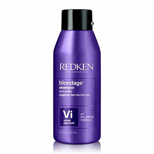 Redken Blondage Color Depositing Purple Shampoo  Hair Toner  For Blonde & Color Treated Hair  Neutralizes Brassy Tones In Blonde Hair  Travel Size  Fl Oz
