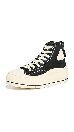 Romen's High Top Sneakers, Black, edium US