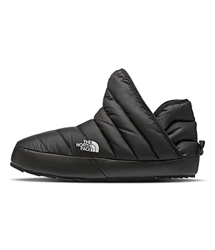 THE NORTH FACE Womenâs Thermoball Insulated Traction Bootie, TNF BlackTNF White,