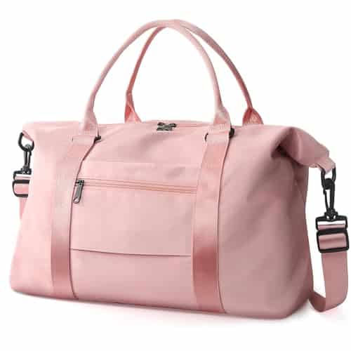 Travel Duffle Bag, Waterproof Weekender Bag Carry On Tote Bags for Women, Duffel Bag Sport Gym Bag for Men, Hospital Bag for Labor and Delivery, Overnight Bag Luggage Bag with Trolley Sleeve
