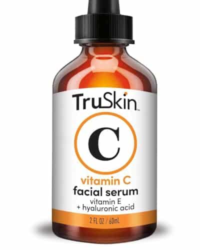 TruSkin Vitamin C Face Serum  Anti Aging Face & Eye Serum with Vitamin C, Hyaluronic Acid, Vitamin E  Brightening Serum, Dark Spot Remover, Even Skin Tone, Eye Area, Fine Lines & Wrinkles, Fl Oz