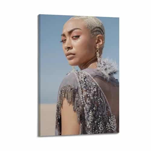 ZapOry Tati Gabrielle Riveting Poster Wall Art Gifts Bedroom Prints Home Decor Hanging Picture Canvas Paintings xinch(xcm)