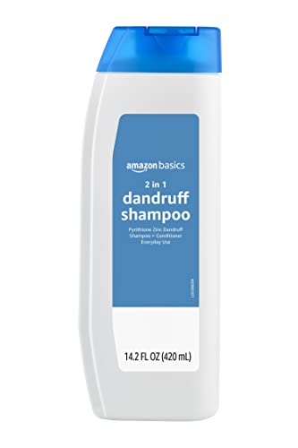 Amazon Basics in Dandruff Shampoo & Conditioner, Gentle and pH Balanced, Fluid Ounces, Pack (Previously Solimo)