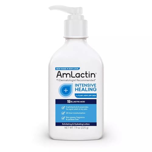 Amlactin Rapid Relief Restoring Lotion + Ceramides   oz, Pack of